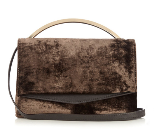 Eddie Borgo Boyd Vanity velvet cross-body bag