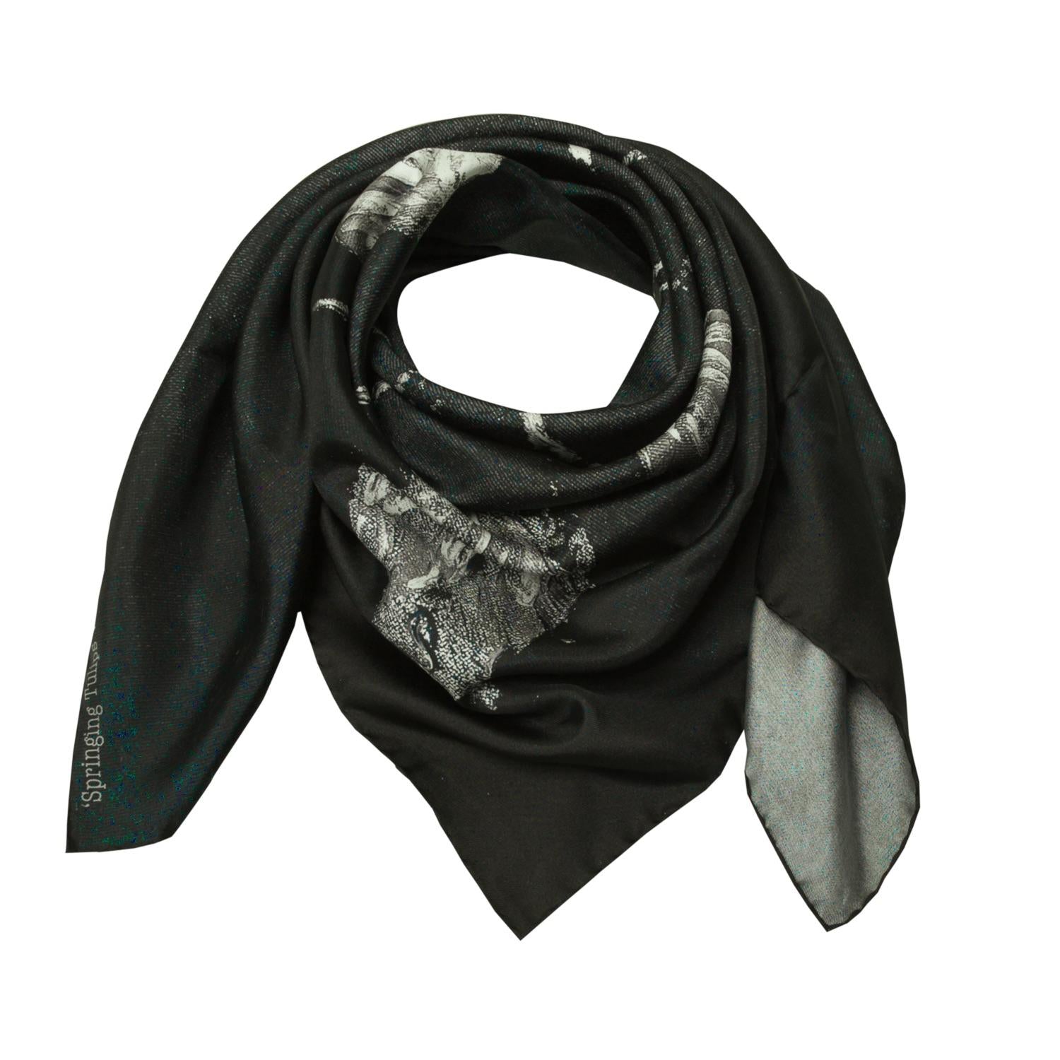 Rosemary Goodenough Springing Tulips V Silk Scarf