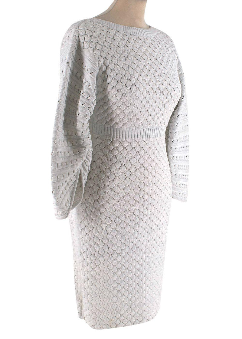 Waffle Knit Mini Dress