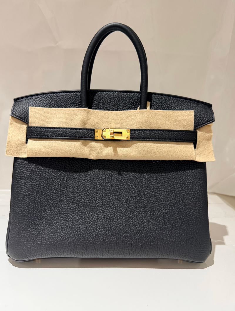 Hermes Black Togo Birkin 25