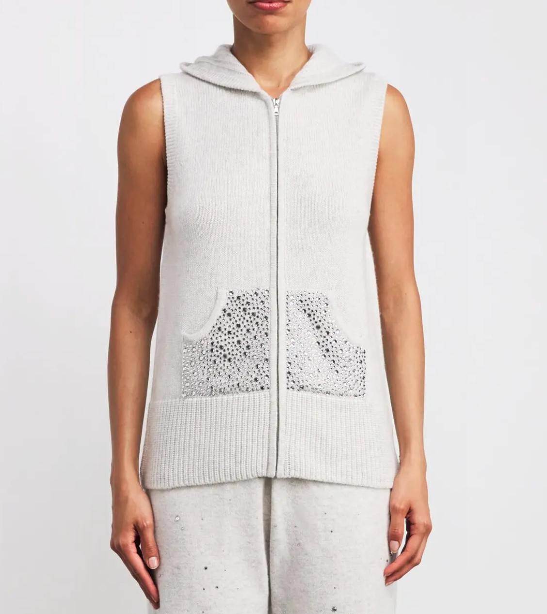 William Sharp Swarovski Crystal-Embellished Sweater Vest