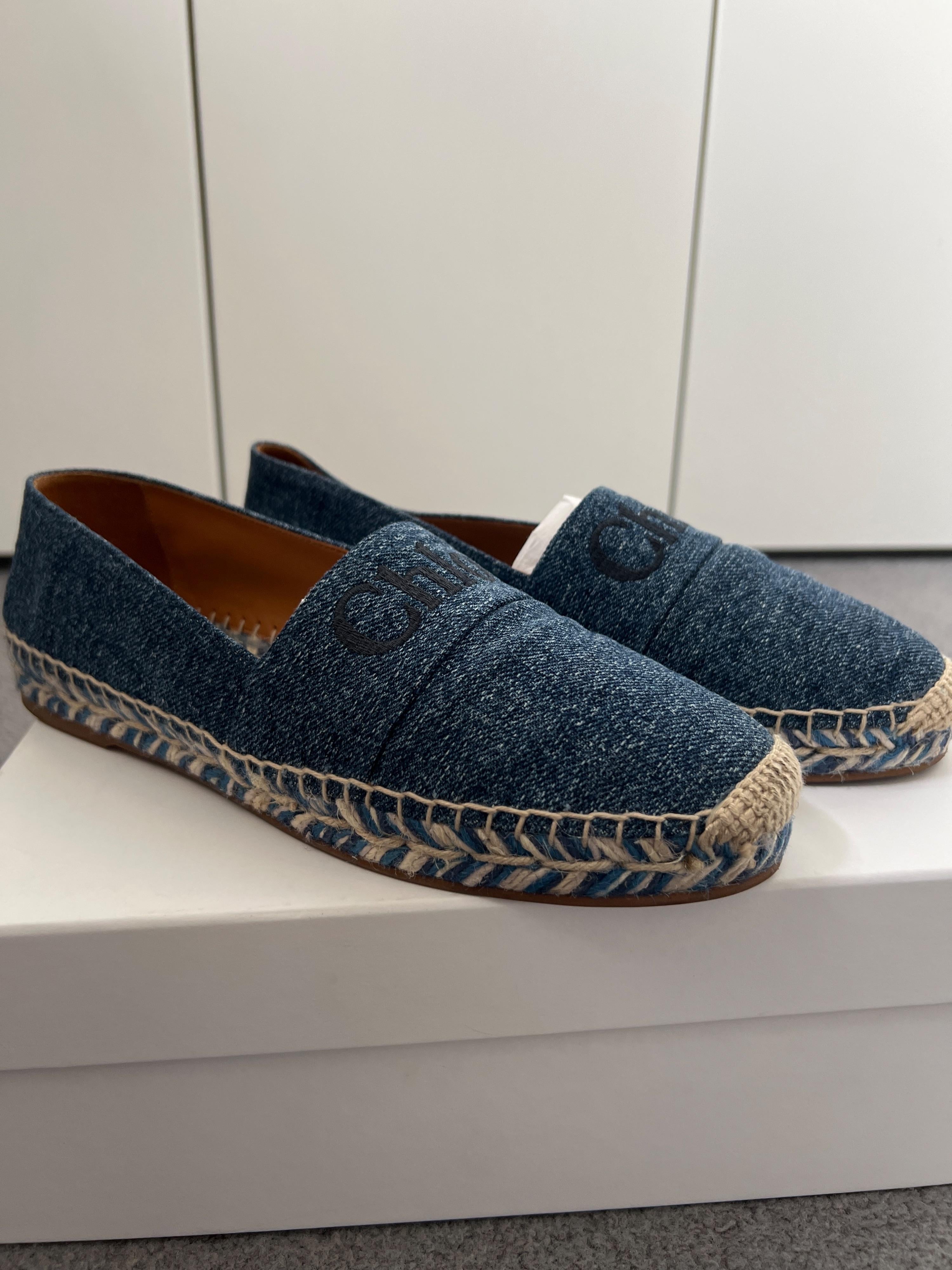 Chloe Denim Espadrilles