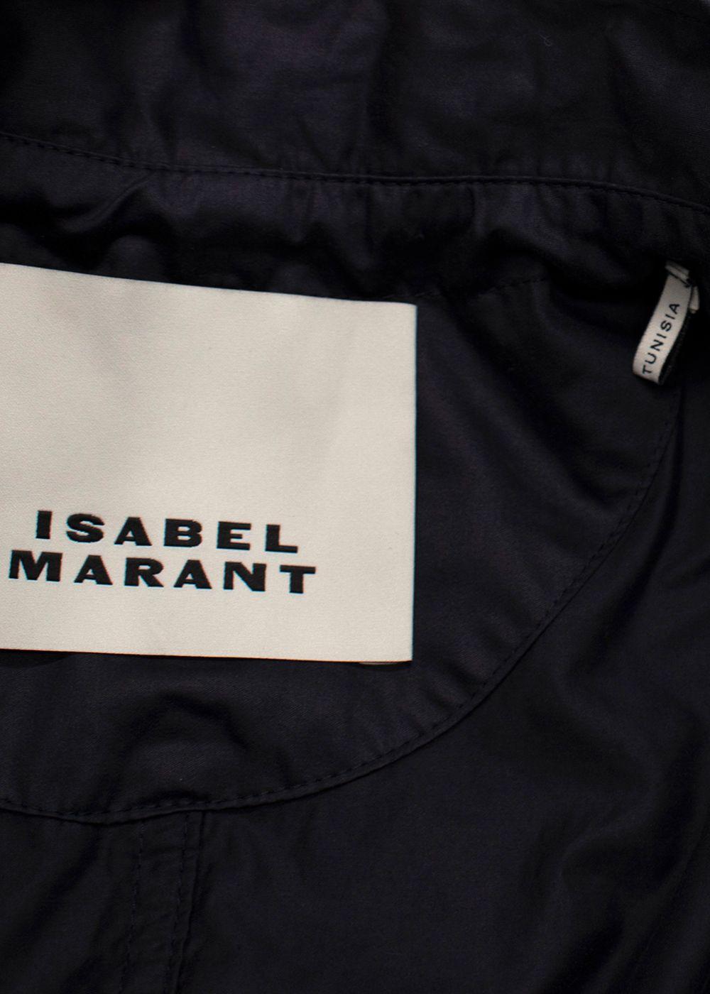 Isabel Marant Navy 'Nancy' Cotton Sports Jacket