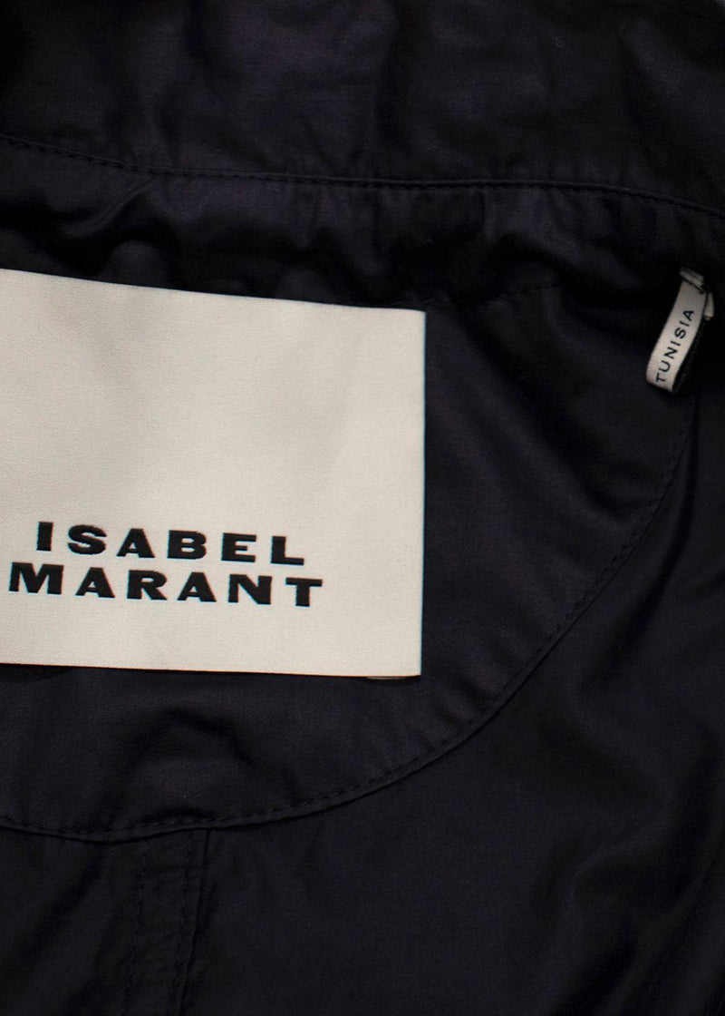 Isabel Marant Navy 'Nancy' Cotton Sports Jacket