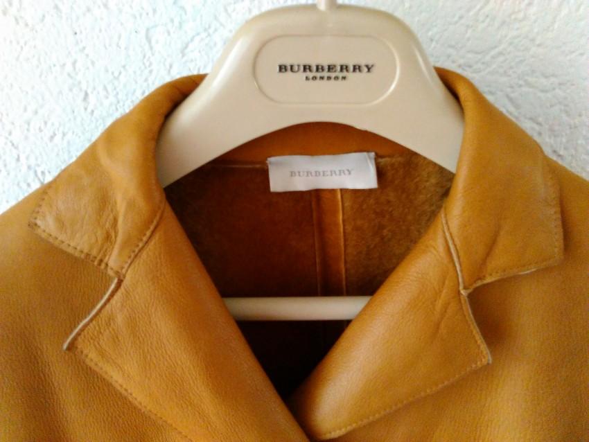 Burberry Faraday Double-breasted coat in shearling