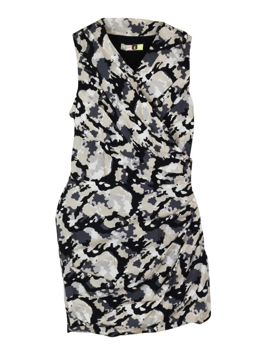 MSGM camo sleeveless dress
