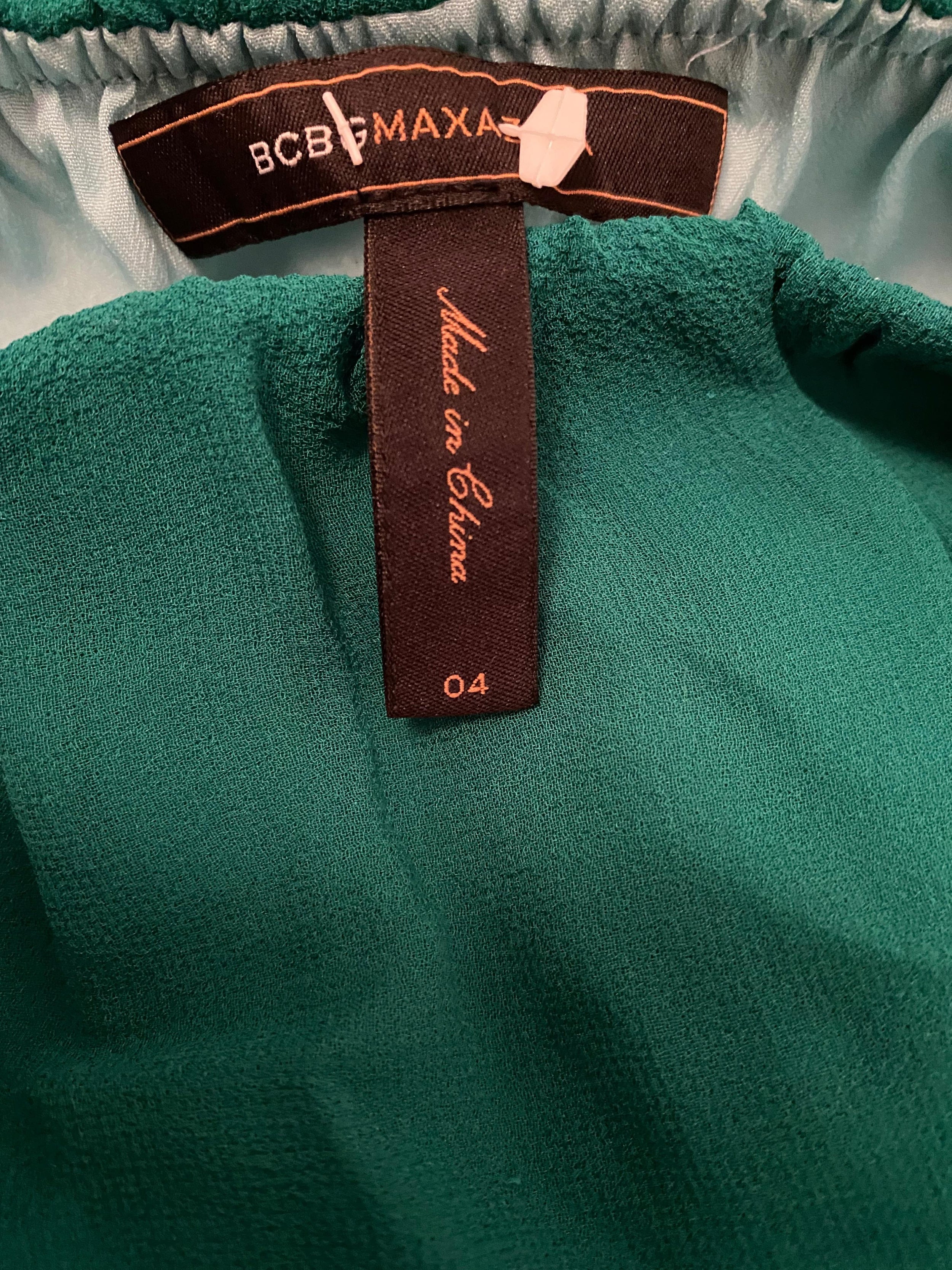 Green & Blue Ombre Silk Dress
