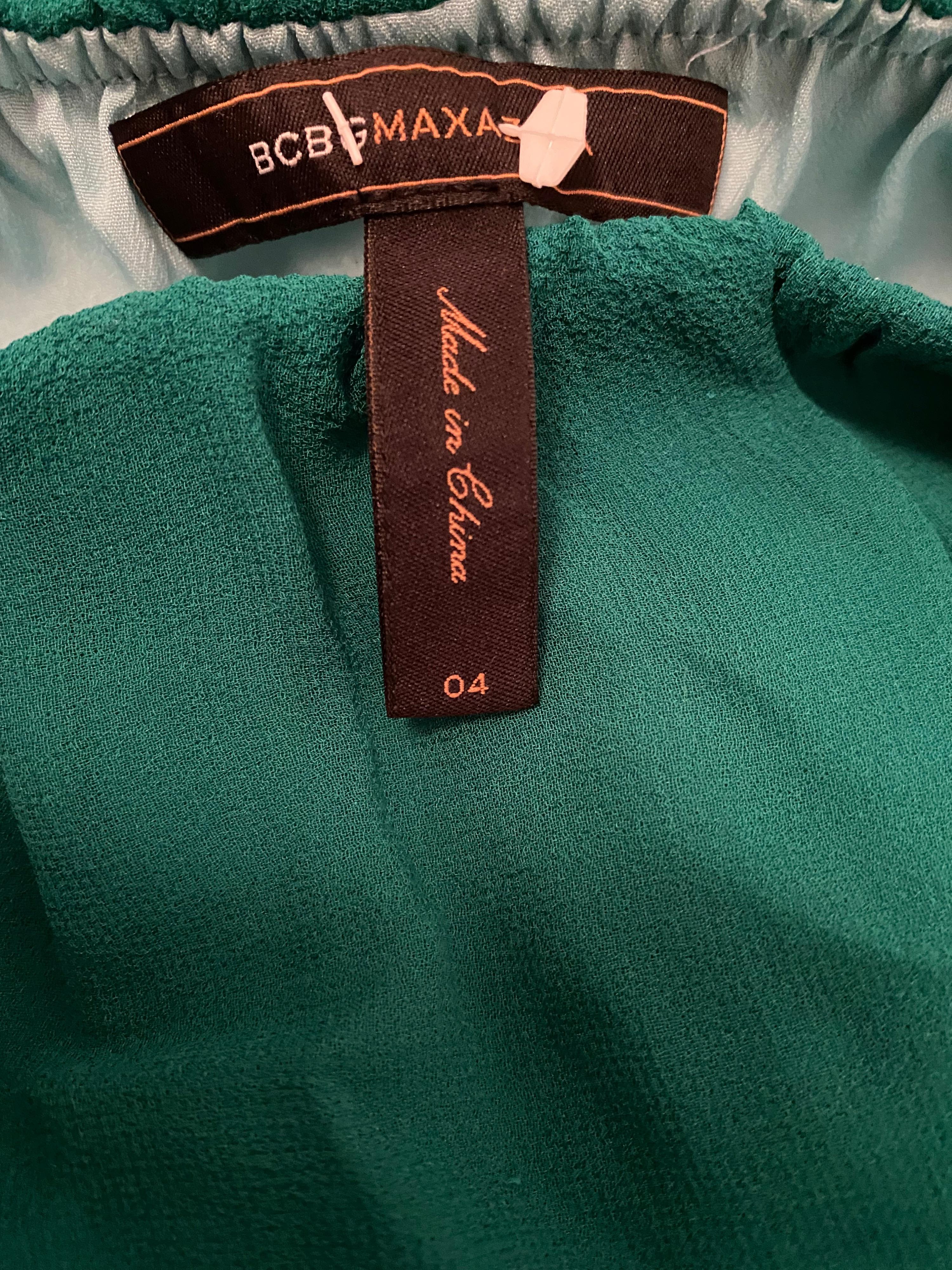 Green & Blue Ombre Silk Dress
