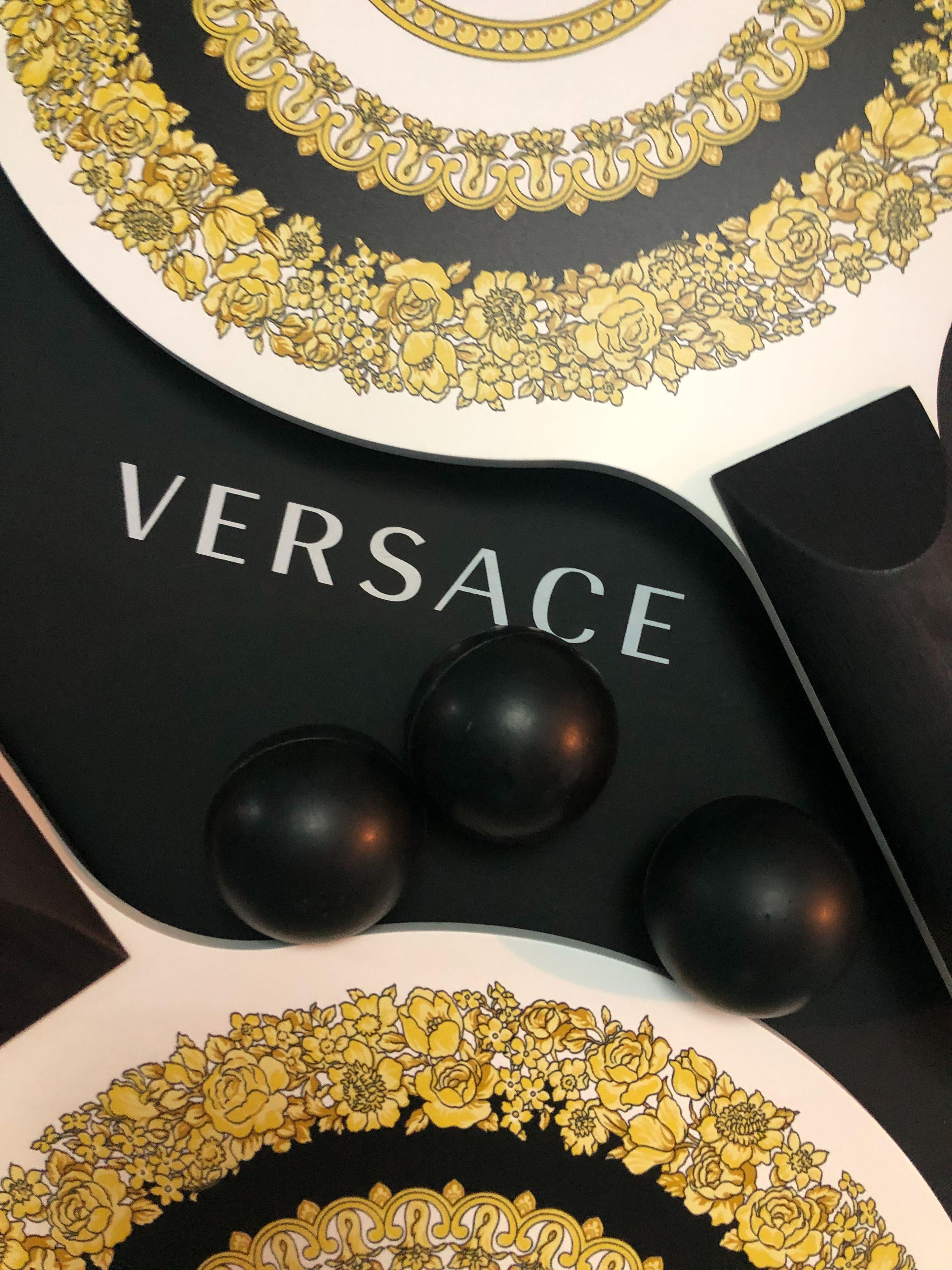 Versace Wooden Beach Paddle Set