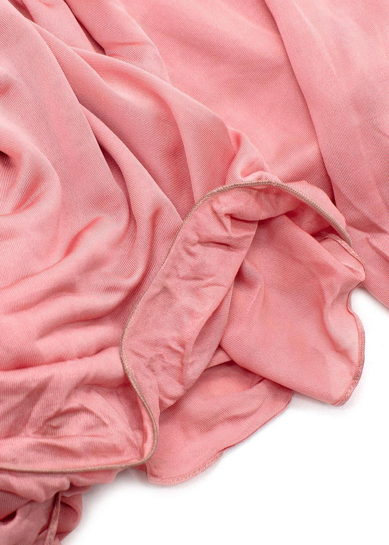 Emilio Pucci Embellished  Belted Pink Maxi Dress