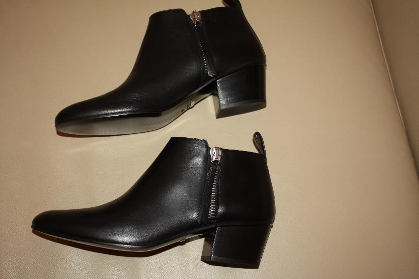 Gucci Black Low Block Heel Ankle Boots
