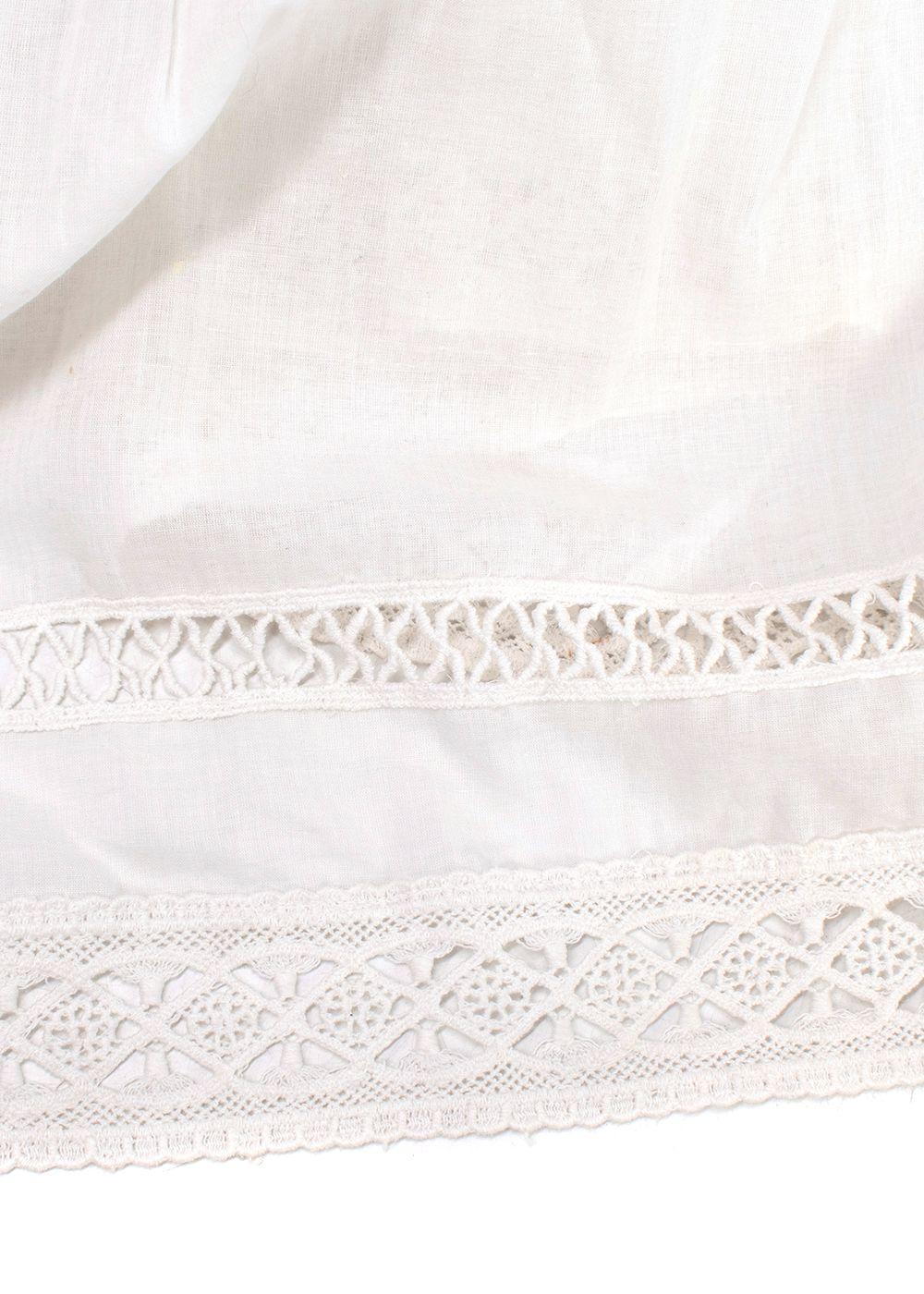 Sea New York White Guipure Mini Dress