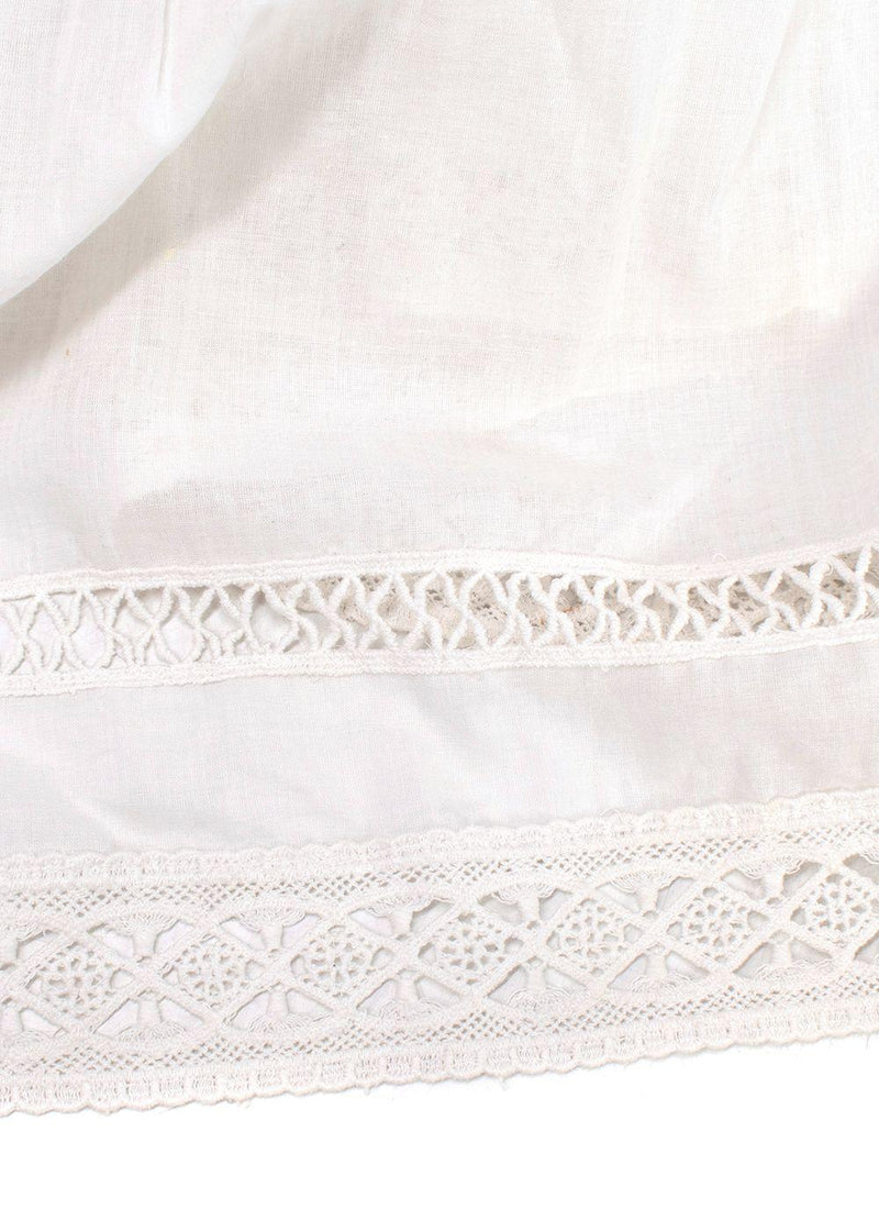 Sea New York White Guipure Mini Dress