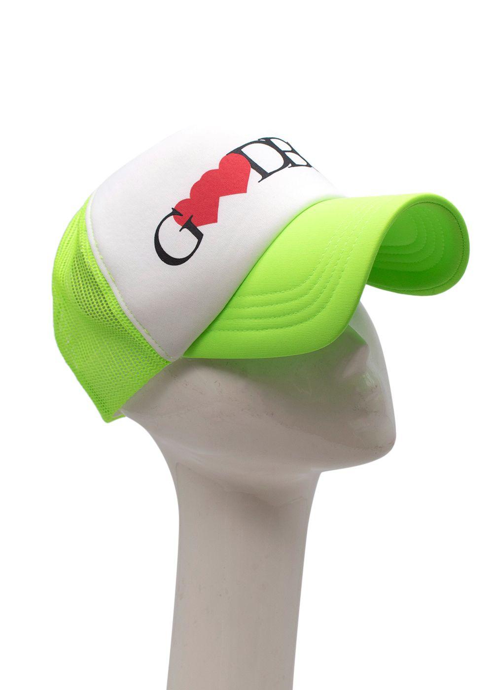 Valentine Logo Printed Neon Mesh Cap