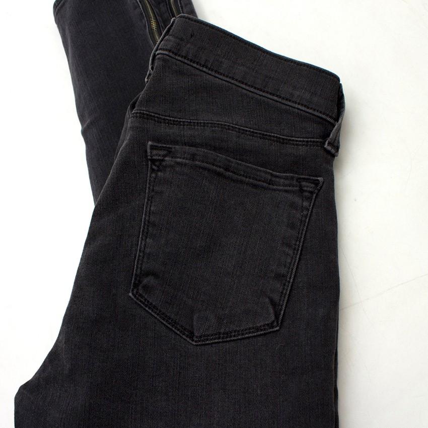 J Brand Grey High Rise Skinny Jeans