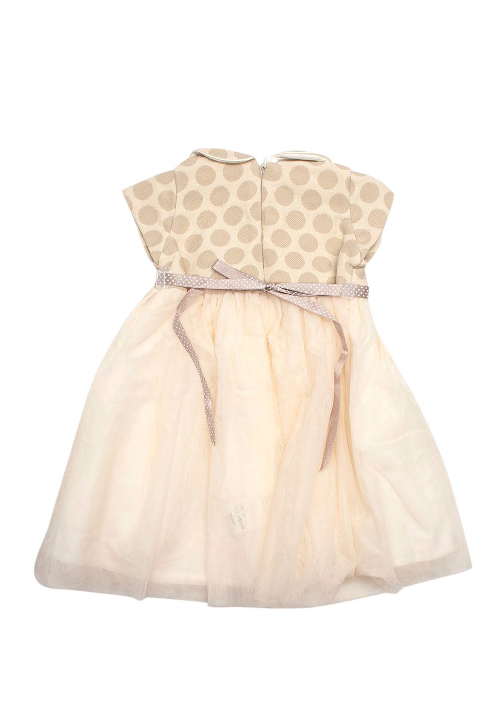 Marlů Infants Cream Party Dress 9-12 months