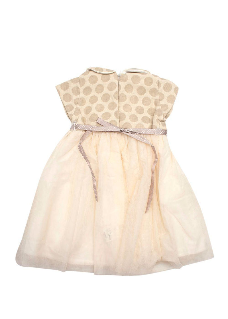 Marlů Infants Cream Party Dress 9-12 months