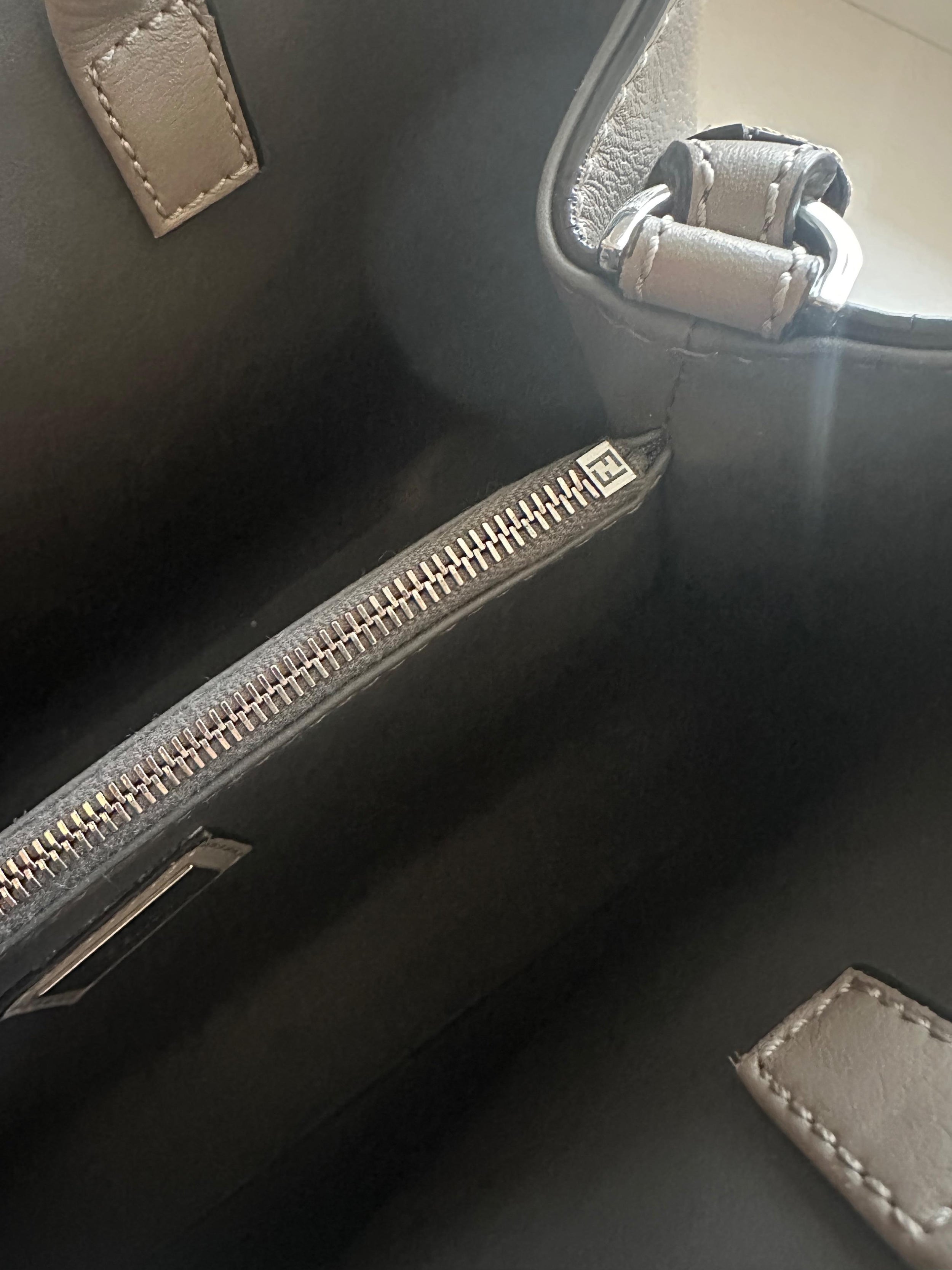 Fendi Grey 2jours Tote Bag
