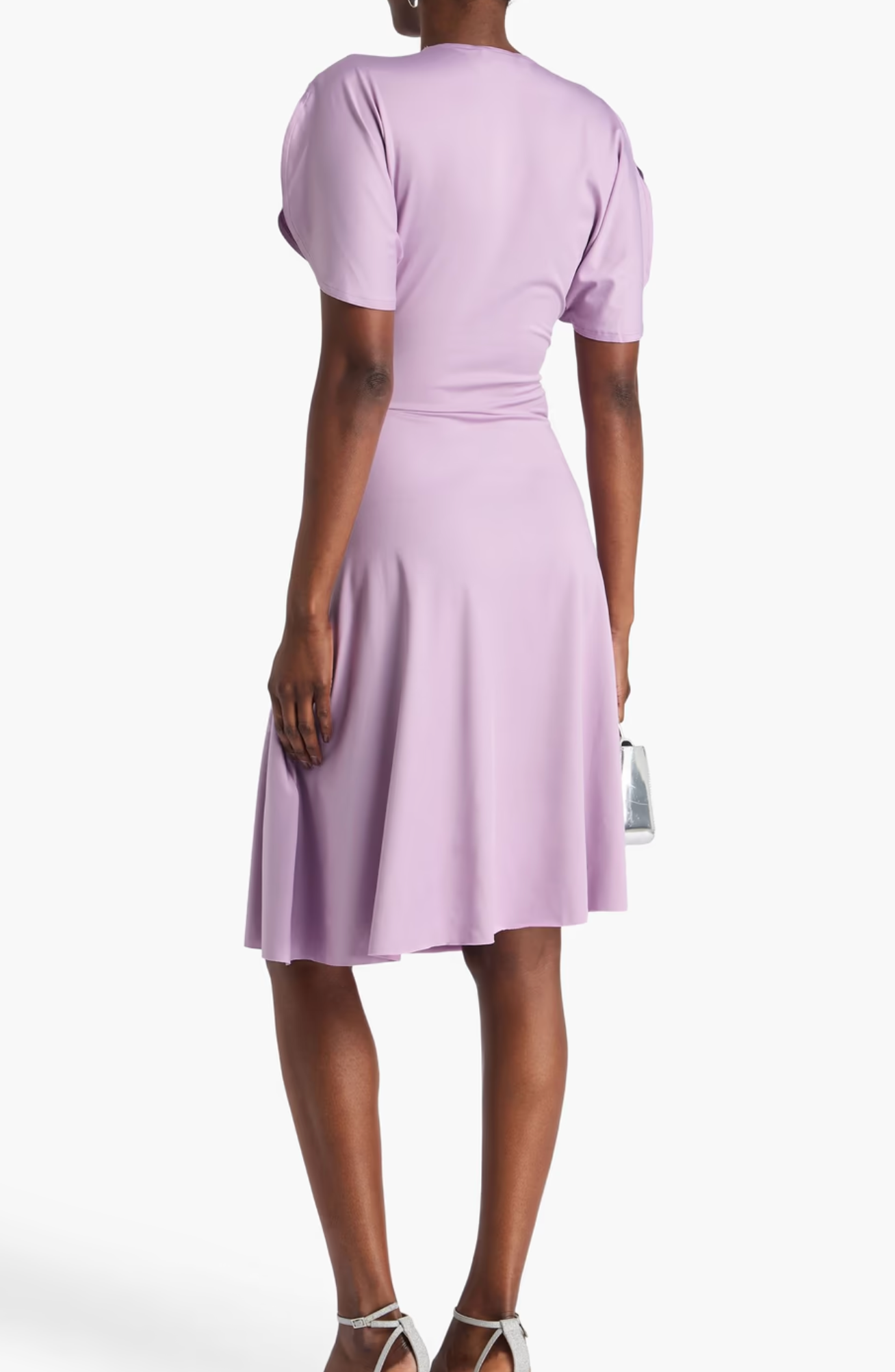 Victoria Beckham Ruched Stretch-Jersey Dress