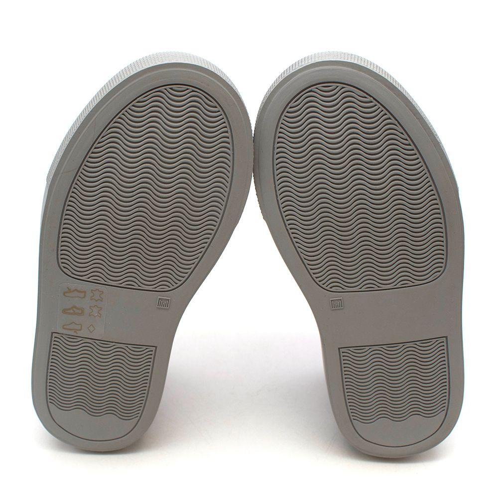 Achilles Grey Leather Trainers