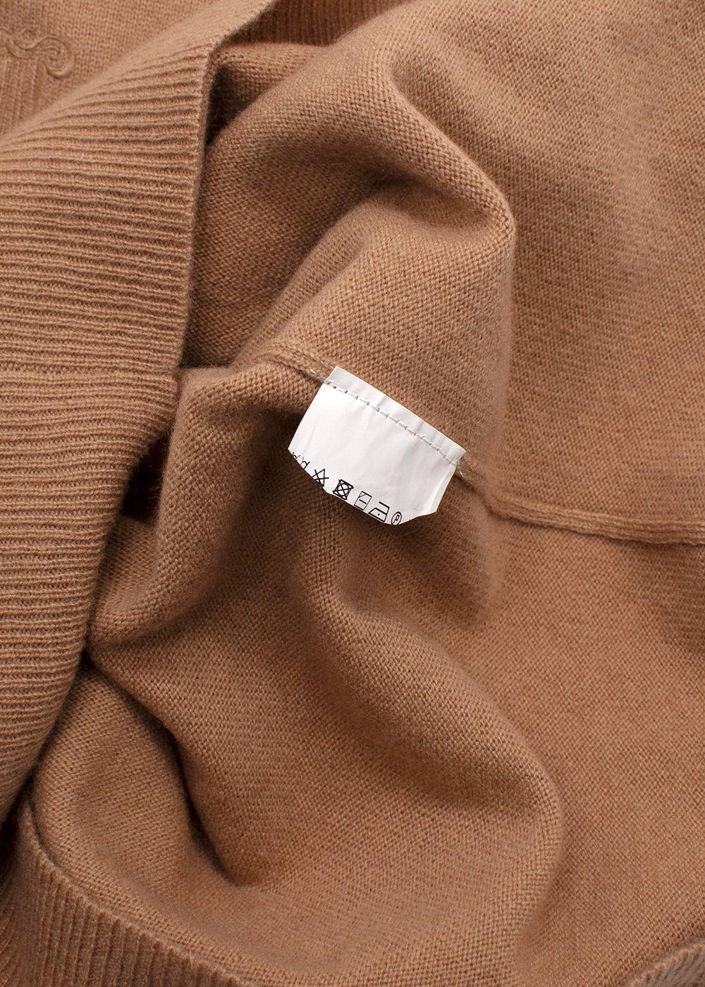 MaxMara Camel Wool Blend Hoodie