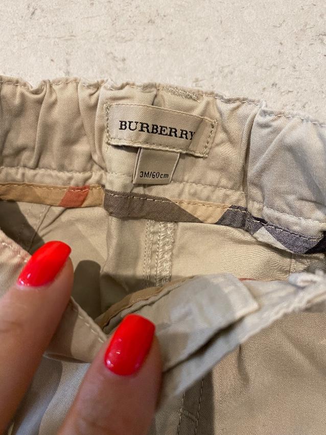 Burberry Baby Cotton Beige Chinos
