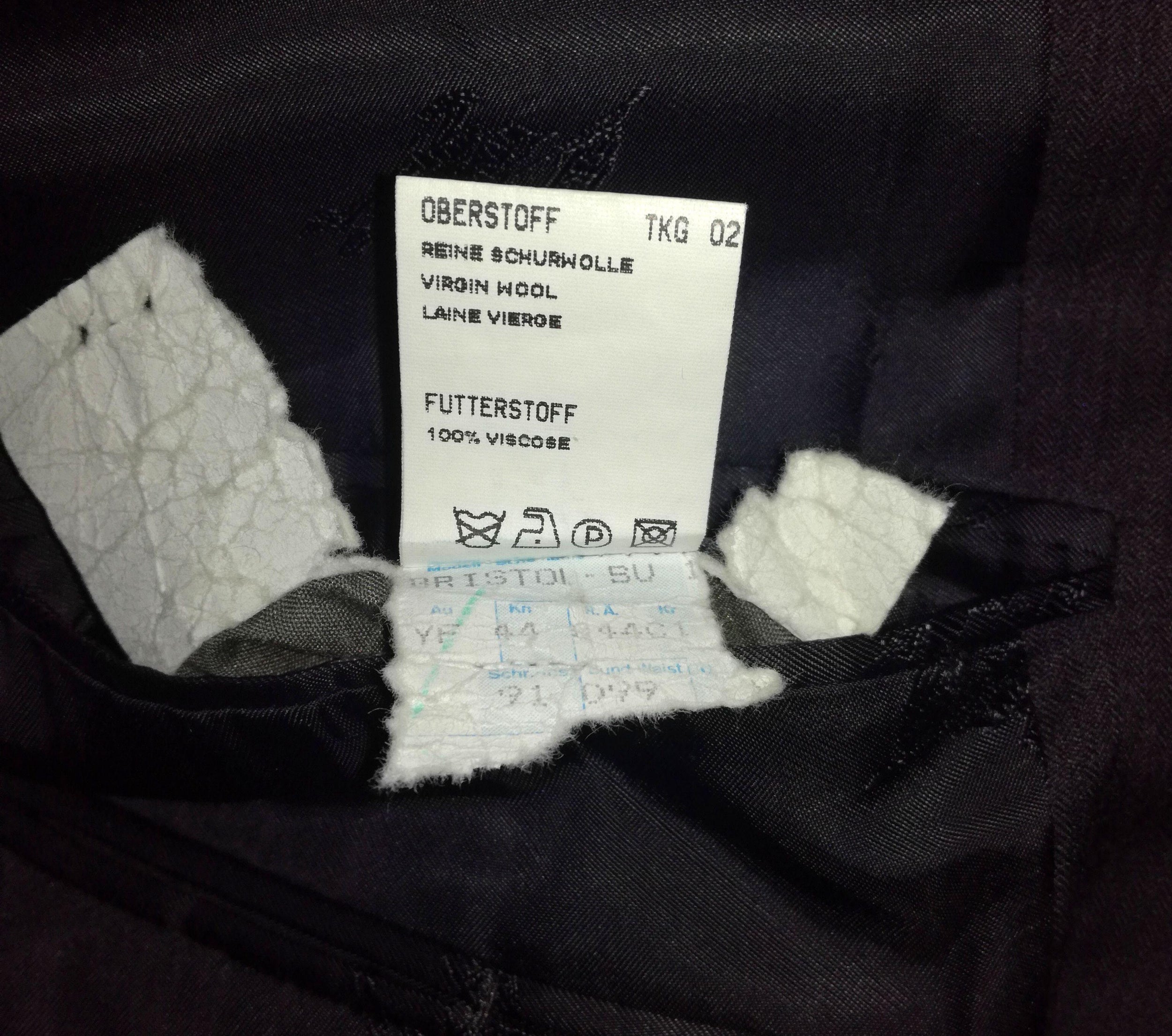 BURBERRYS' Bristol Dark Grey Single Breasted Wool Jacket