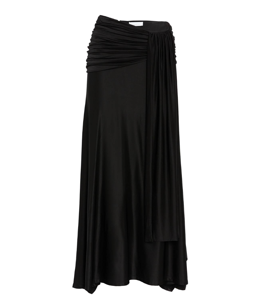 Rabanne Drape-Detail Maxi Skirt