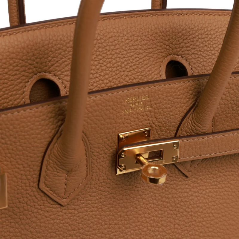 Hermès Birkin 25cm Togo Biscuit Gold Hardware