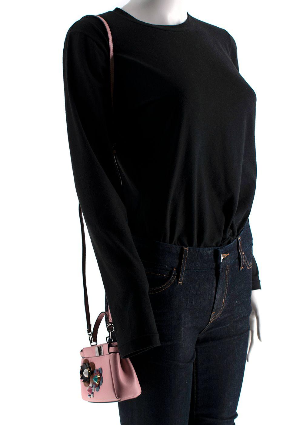 Fendi Micro Peekaboo-Style Leather Bag