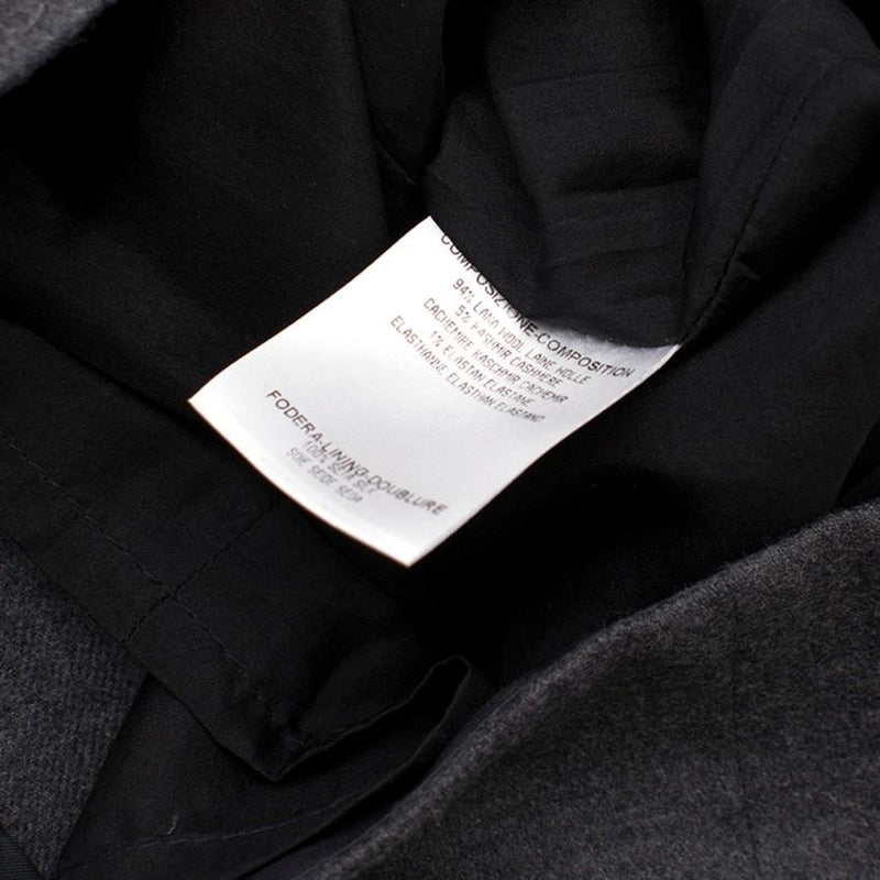 Gucci Grey Wool Tailored Dress
