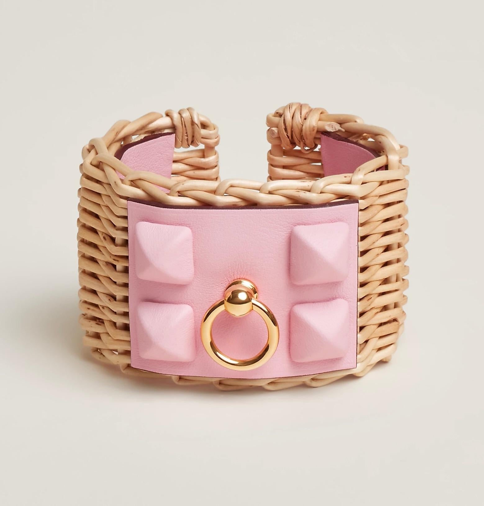 Pink Medor Picnic Sakura cuff bracelet.