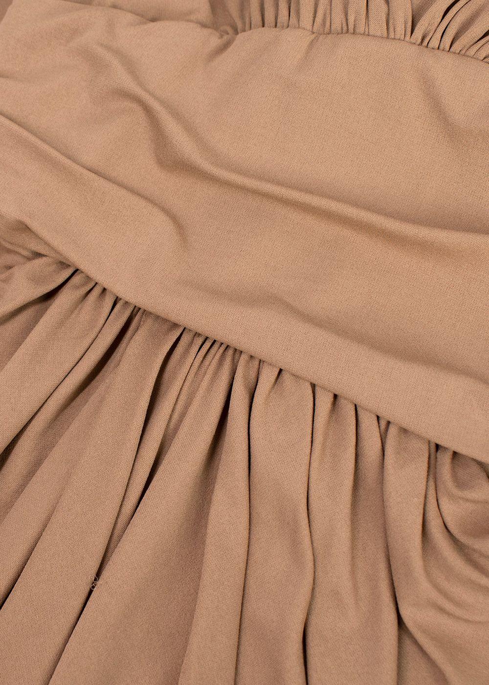 Alexandre Vauthier Batwing Sleeve Draped Mini Dress
