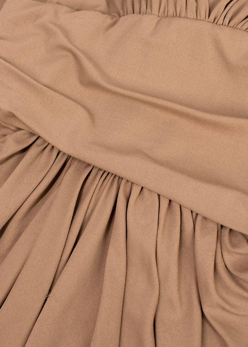 Alexandre Vauthier Batwing Sleeve Draped Mini Dress