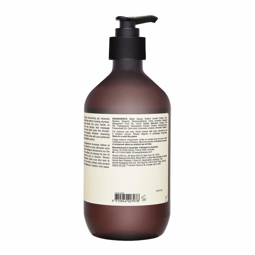 AesopBody cleanser 500 ml /rind concentrate 120/ mini mouthwash
