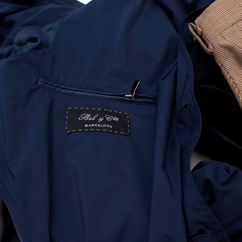 navy nylon lightweight jacket