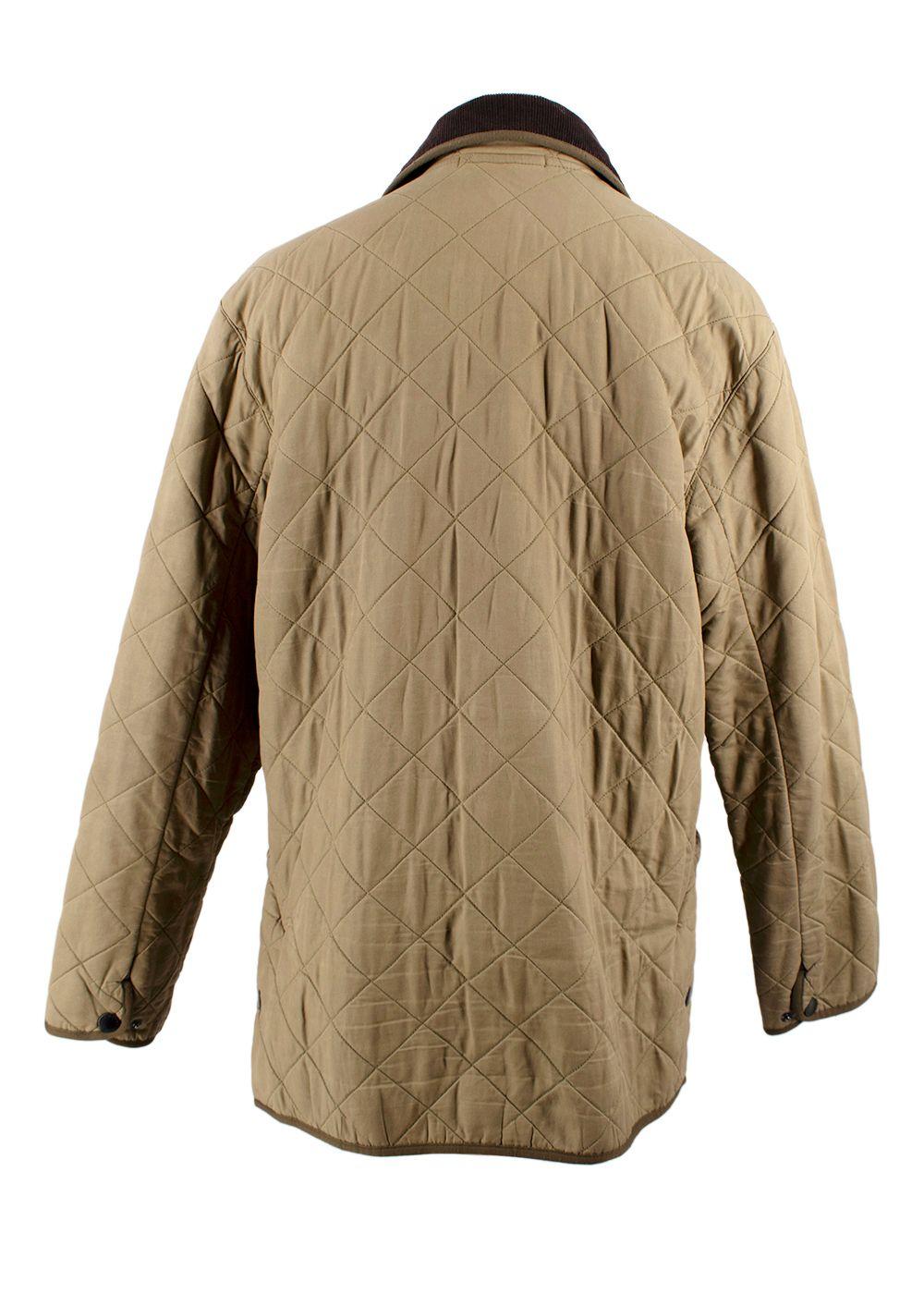 Barbour Khaki Quilted Jacket