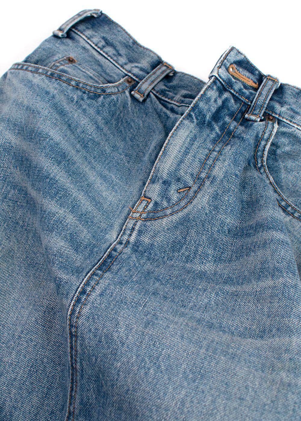 Celine Denim Midi Skirt