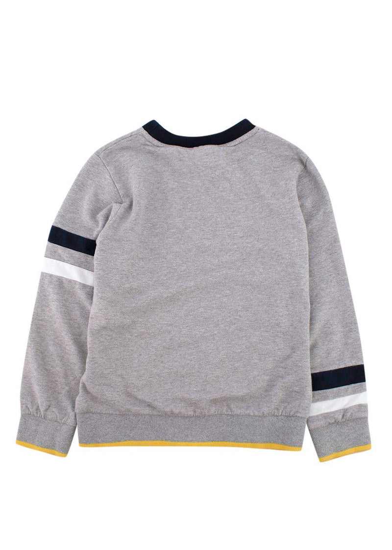Fendi Kids 5Y Grey Monster Sweatshirt