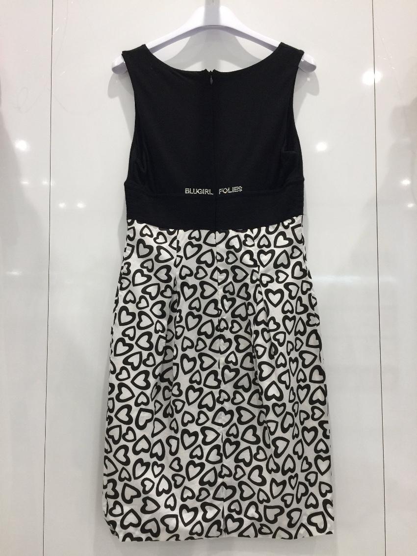 Blumarine Heart-Print Sleeveless Dress