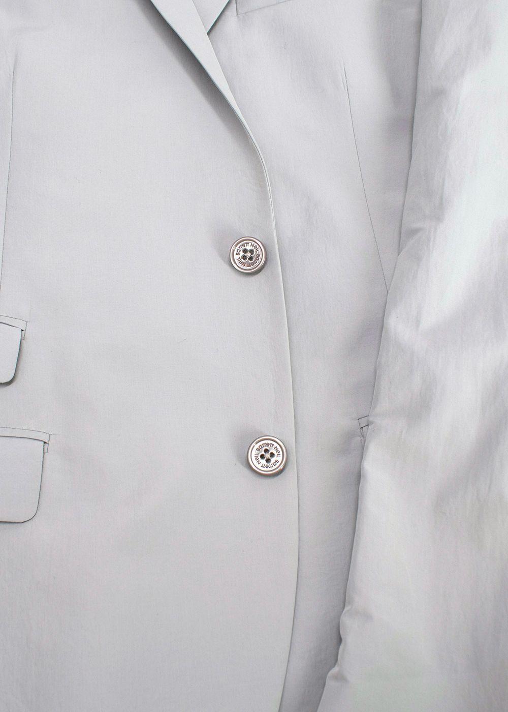 Neil Barrett Grey Single Breasted Blazer