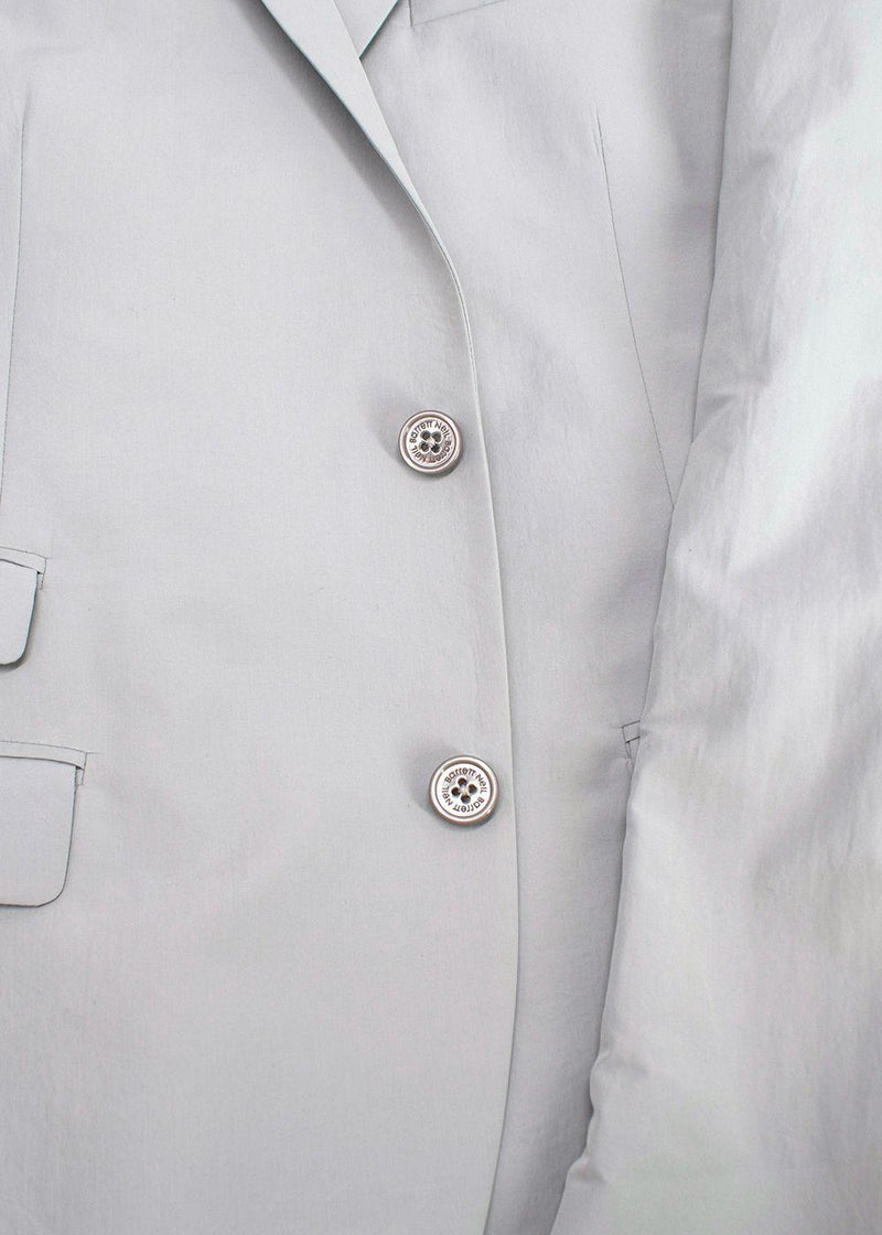 Neil Barrett Grey Single Breasted Blazer