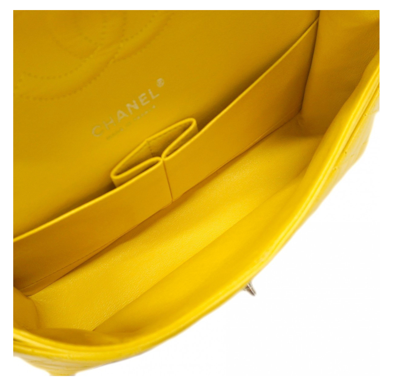 Chanel Quilted Yellow Timeless Bag