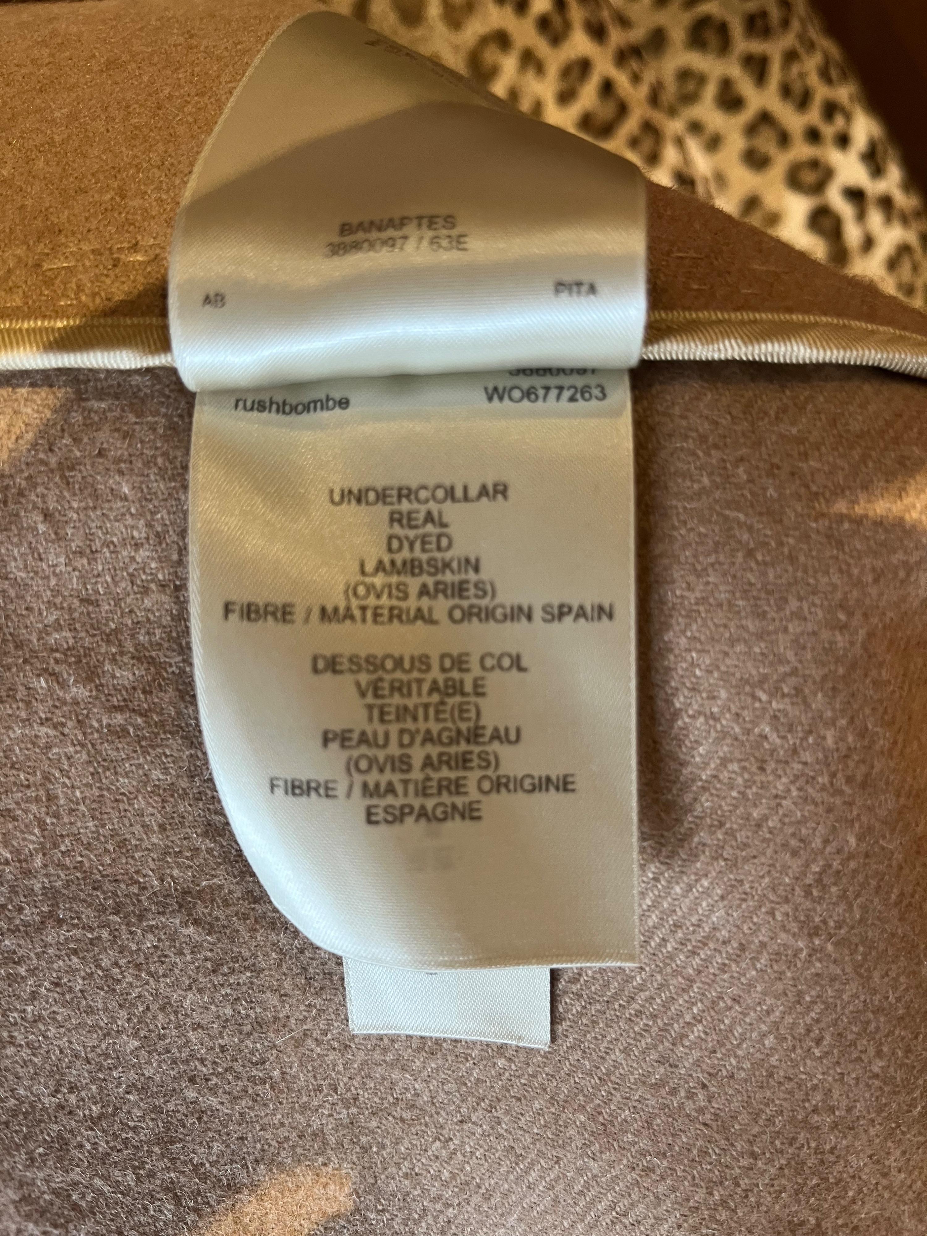 Burberry Beige Camel Hair Single Breasted Coat