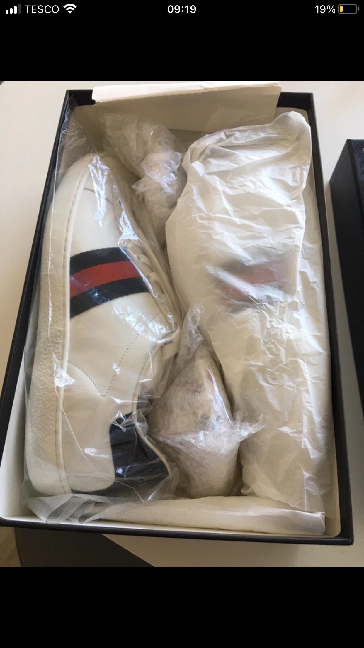 Gucci White Ace Trainers