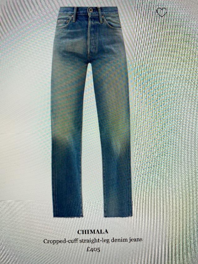 Chimala Grey Distressed Cuff Jeans