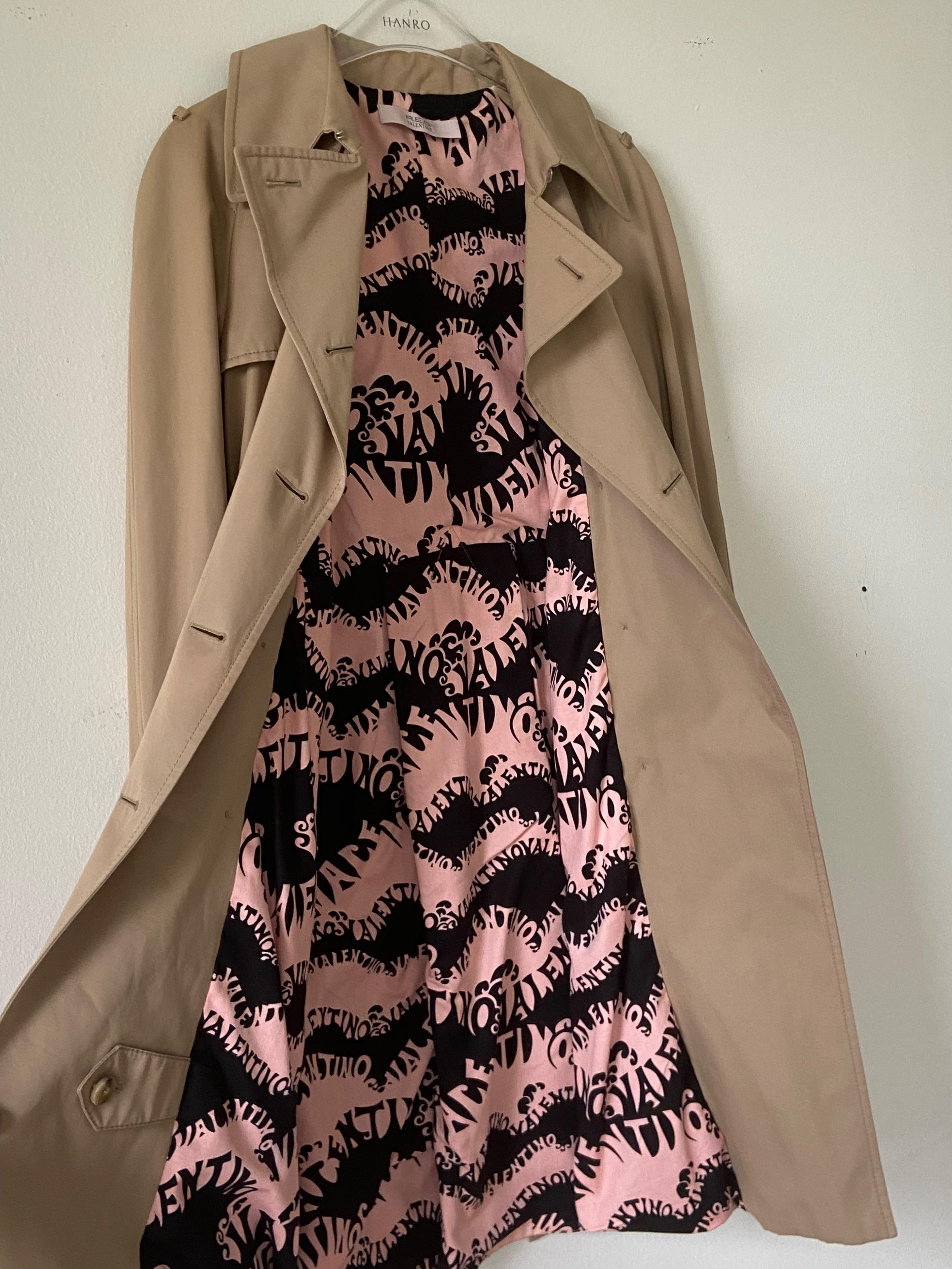 Beige Double Breasted Short Trench Coat