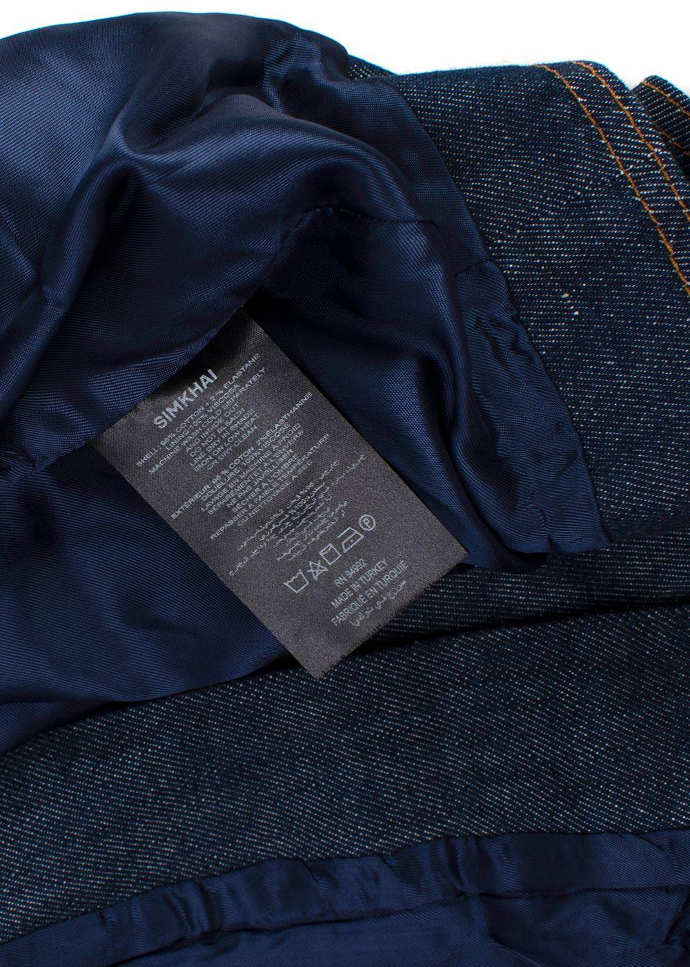 Johnathan Simkhai Blue Denim Jasper Blazer