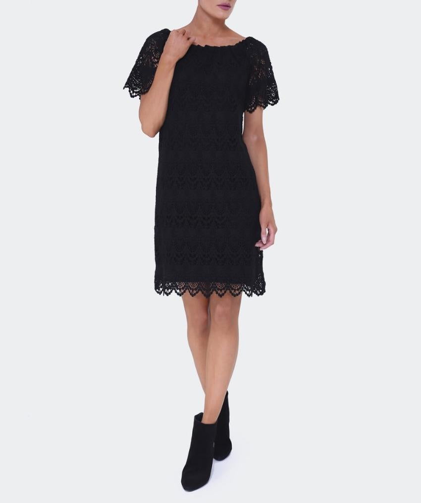 Velvet by Graham & Spencer Gustina Lace Black Dress