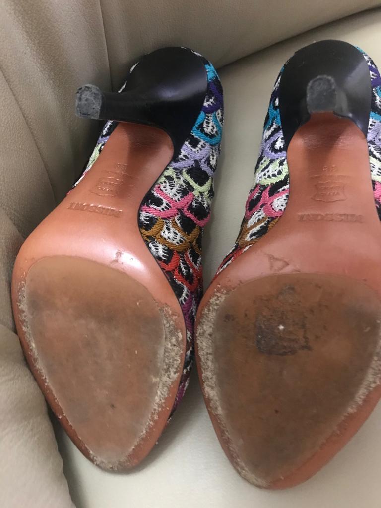 Missoni Knit Round Toe Pumps